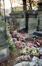 Paris, France (1992) - Montmarte Graveyard Flowers
